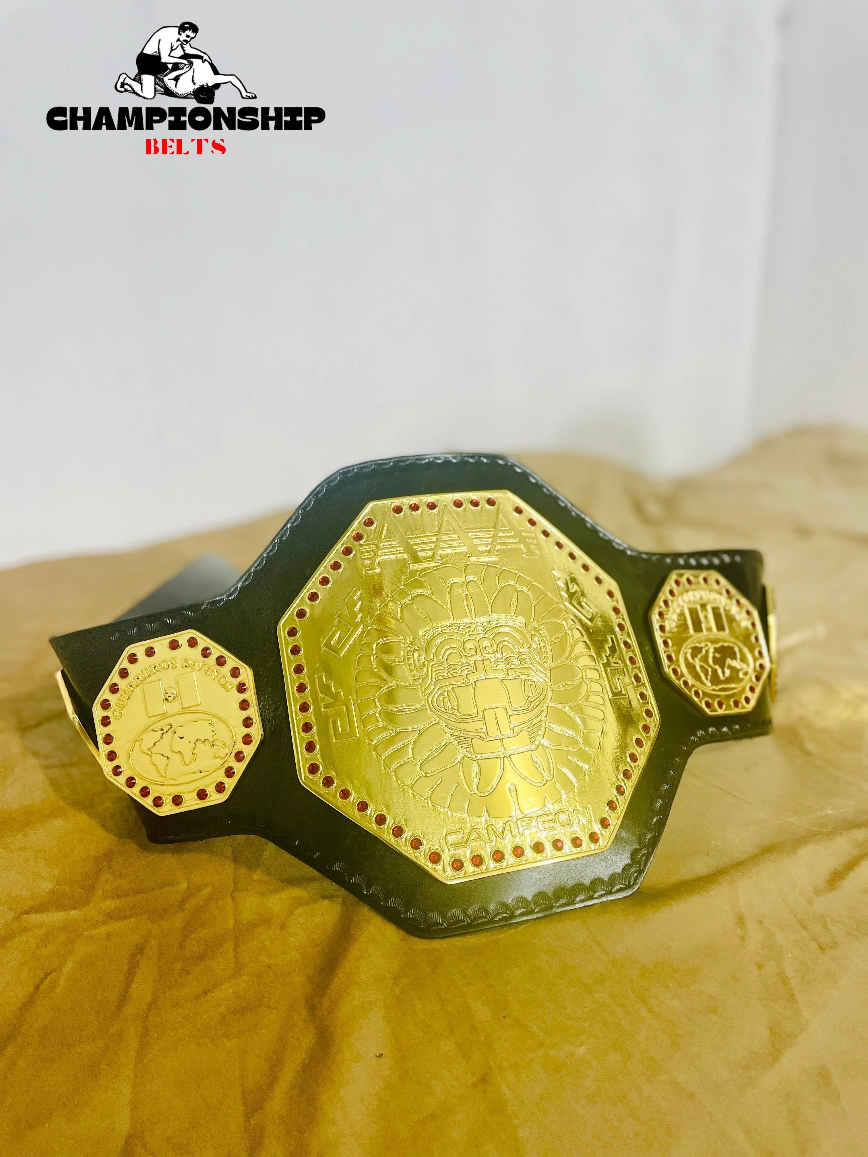 AAA Mega Championship Mexico Wrestling Championship Replica title Belt
