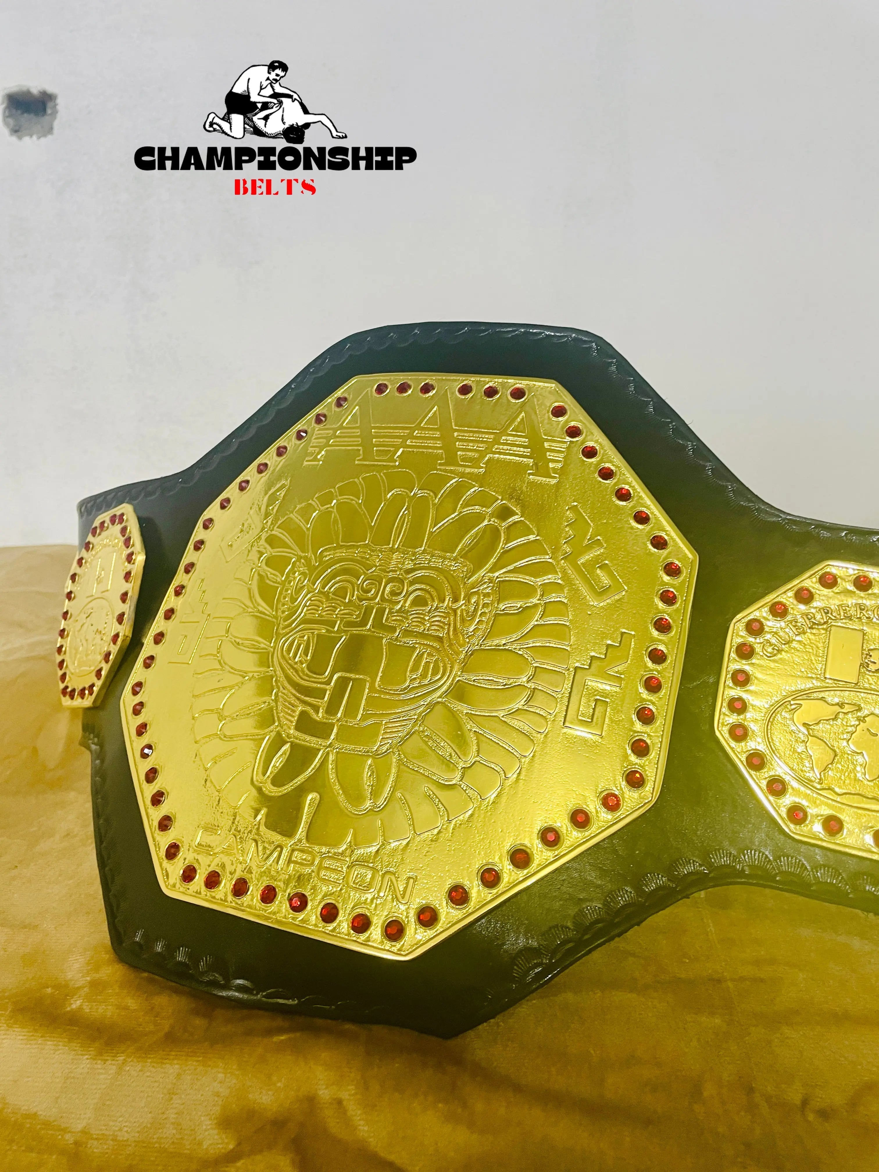AAA Mega Championship Mexico Wrestling Championship Replica title Belt