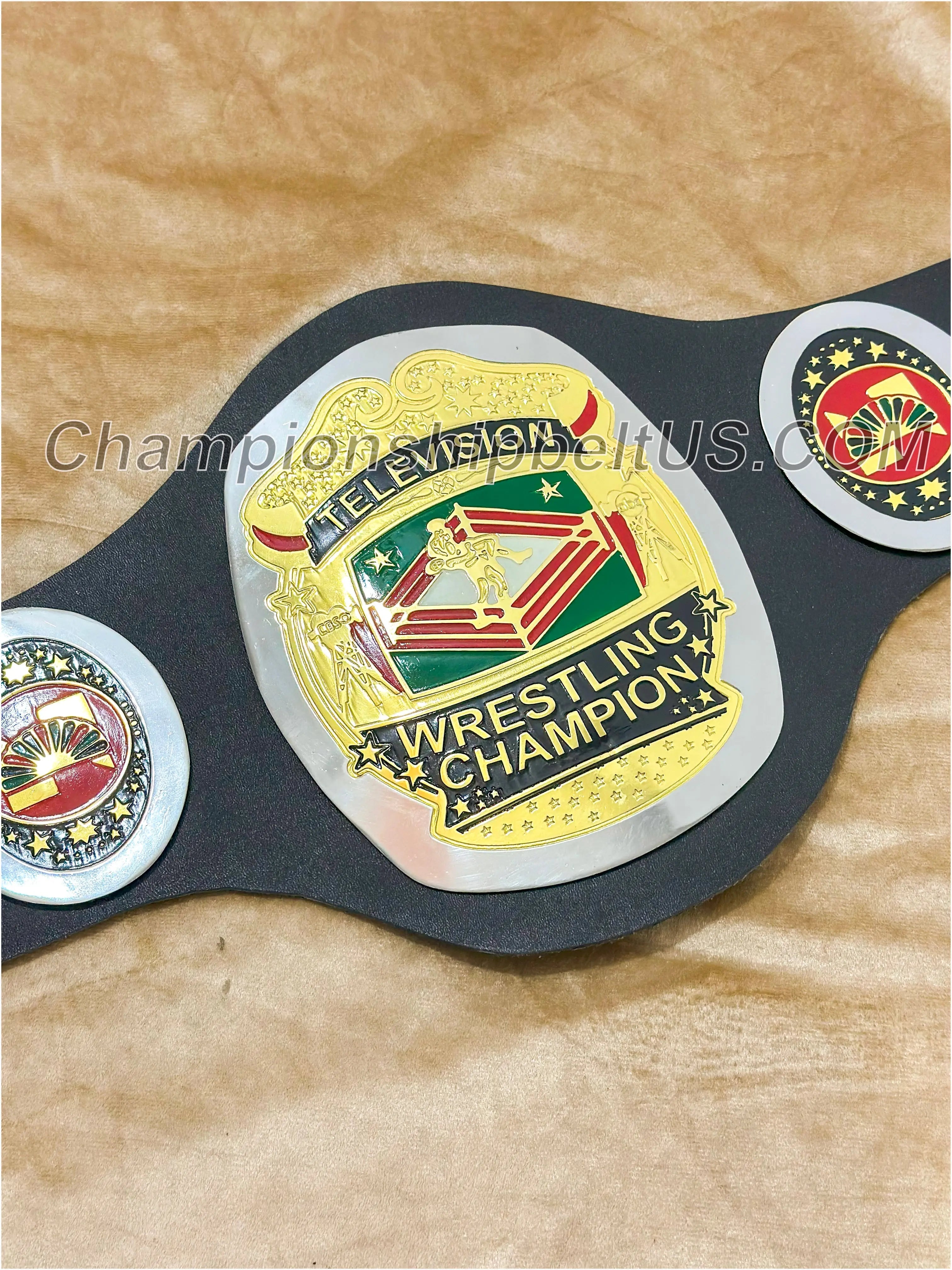 NWA Television Wrestling Champion Replica title Belt ChampionshipBeltUS