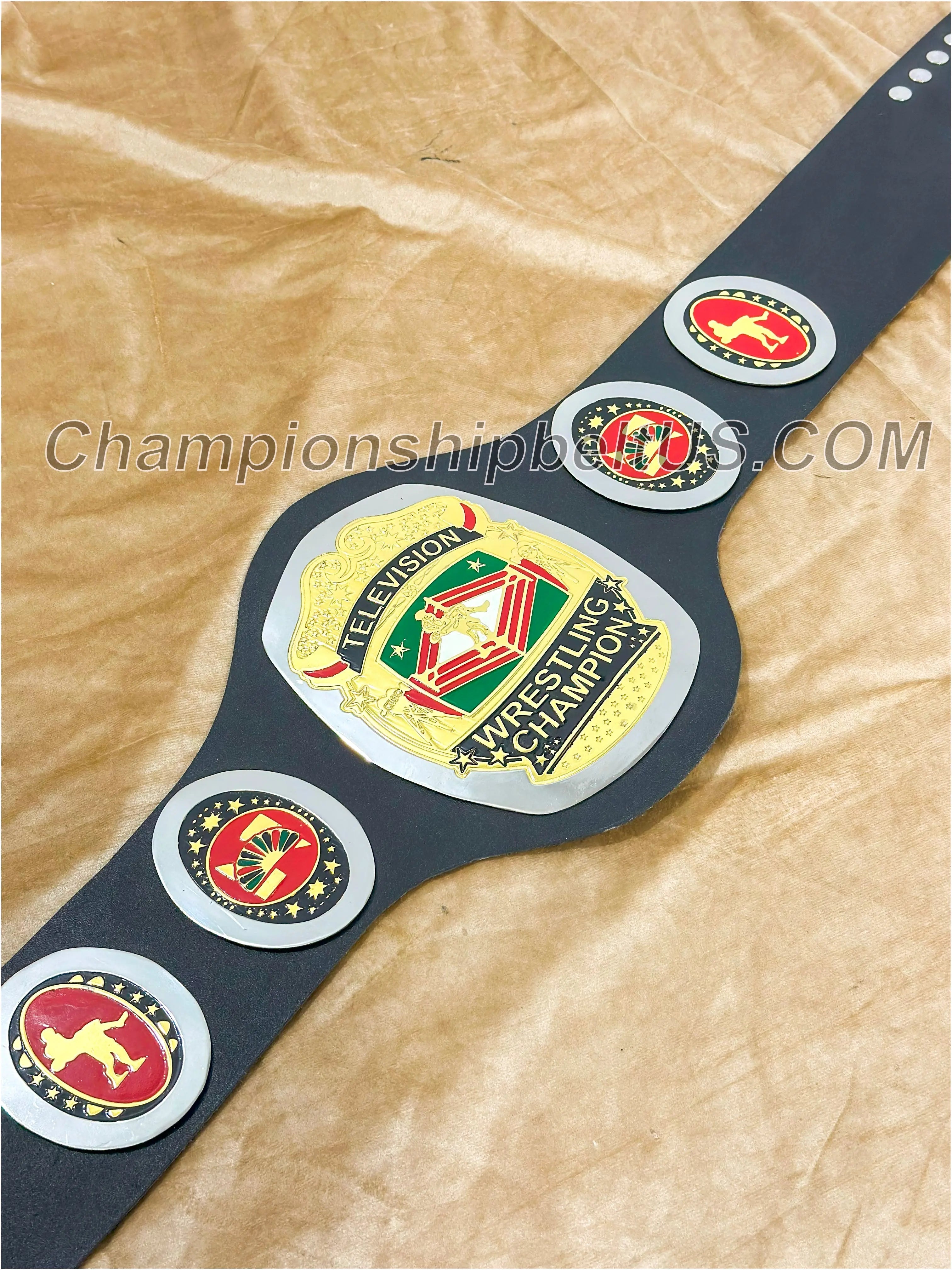 NWA Television Wrestling Champion Replica title Belt ChampionshipBeltUS