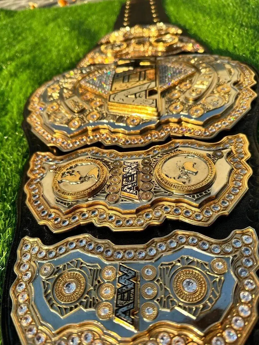 24K Gold AEW Heavyweight Championship Belt