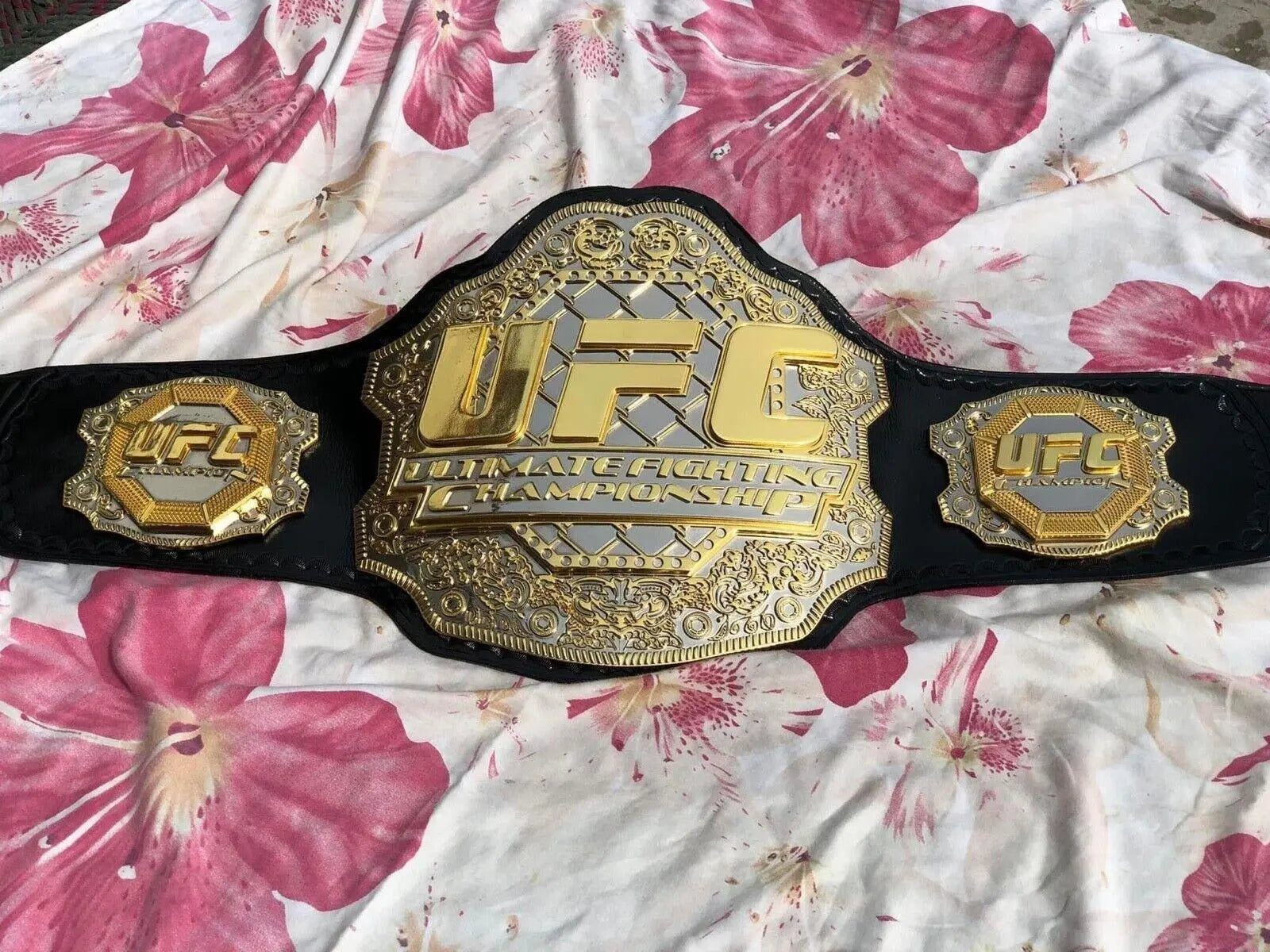 24K Gold UFC Triple Stack CNC Championship Belt