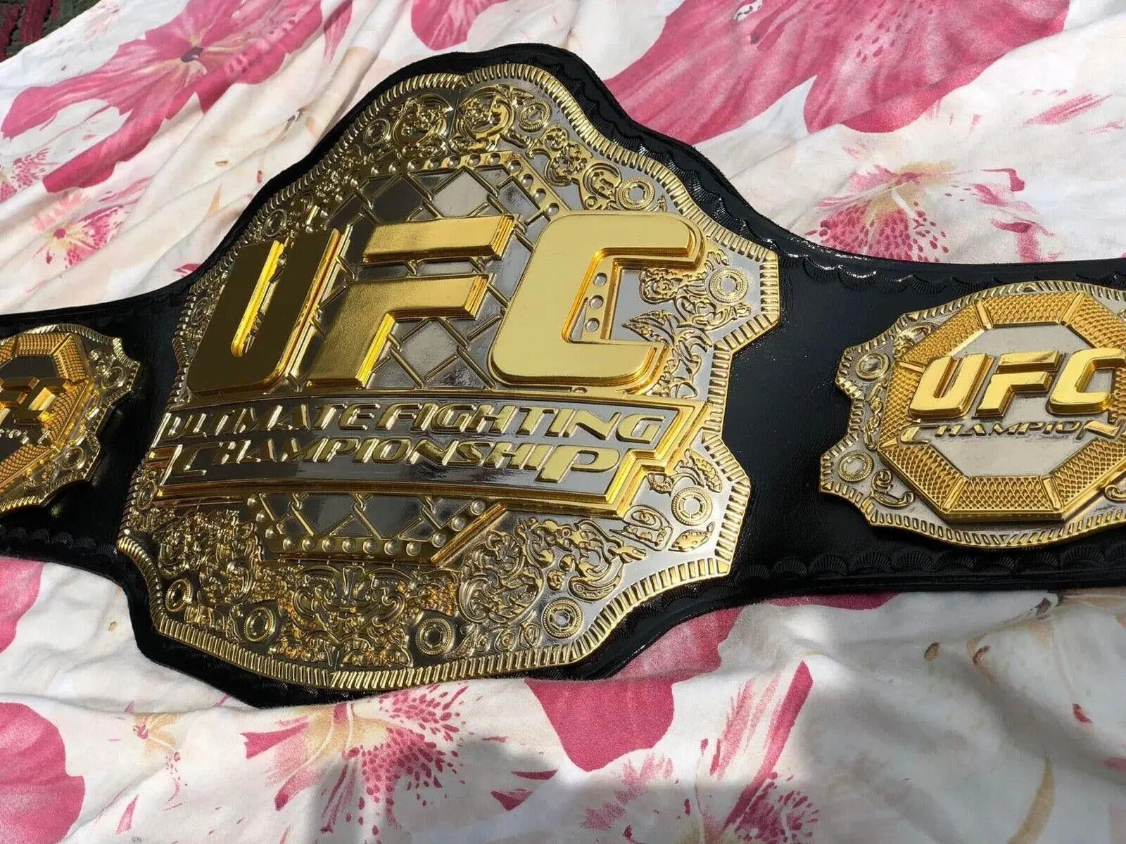 24K Gold UFC Triple Stack CNC Championship Belt