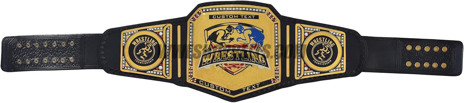 Custom Belts, Add Your Name Plate on Customizable Championship Belts for Halloween, Christmas, Valentine's, Skull Bone (Halloween)