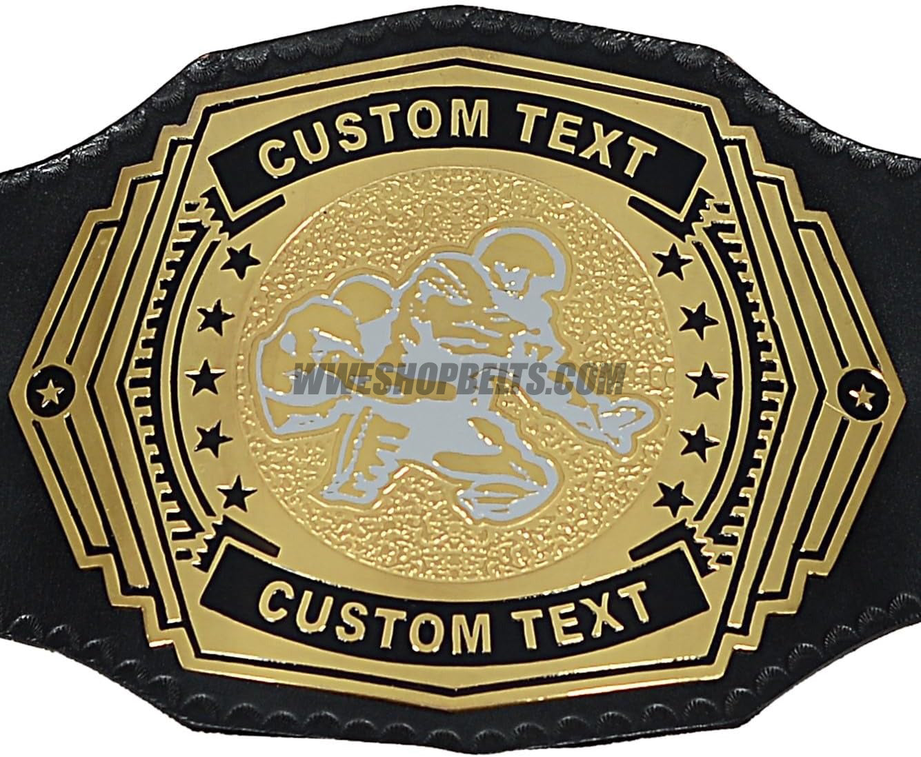 Custom Belts, Add Your Name Plate on Customizable Championship Belts for Halloween, Christmas, Valentine's, Skull Bone (Halloween)