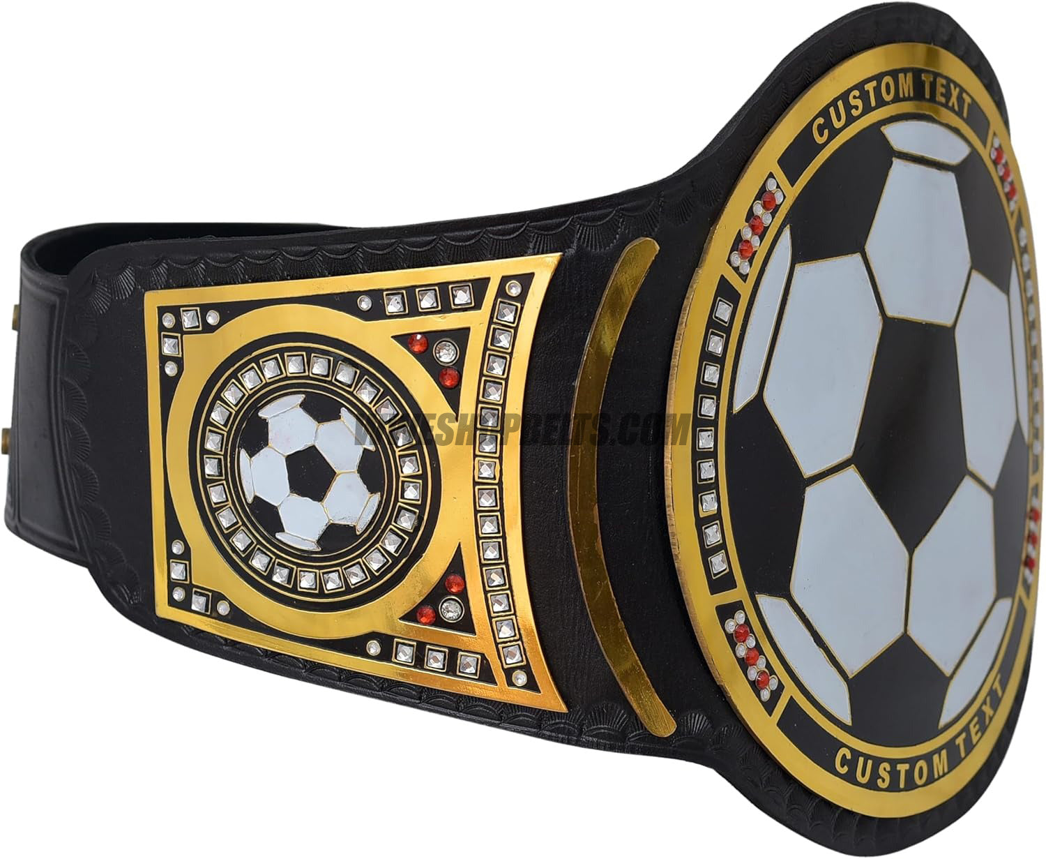 Custom Belts, Add Your Name Plate on Customizable Championship Belts for Halloween, Christmas, Valentine's, Skull Bone (Halloween)