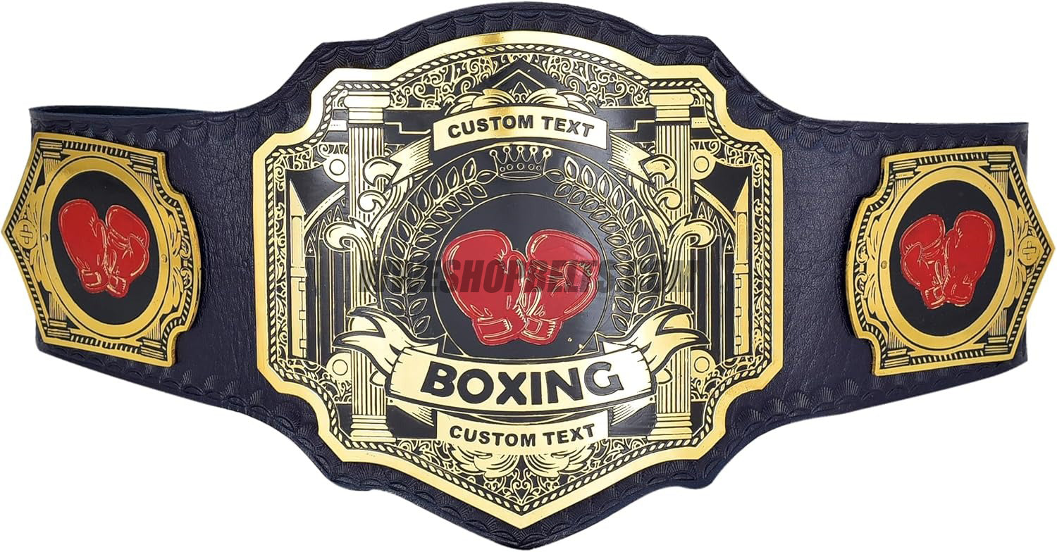 Custom Belts, Add Your Name Plate on Customizable Championship Belts for Halloween, Christmas, Valentine's, Skull Bone (Halloween)