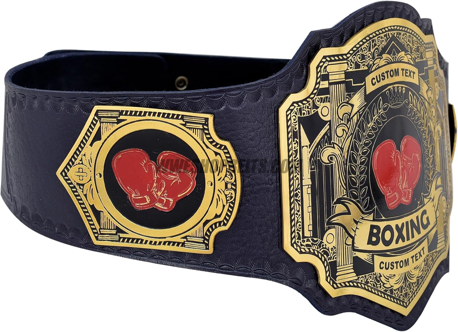 Custom Belts, Add Your Name Plate on Customizable Championship Belts for Halloween, Christmas, Valentine's, Skull Bone (Halloween)