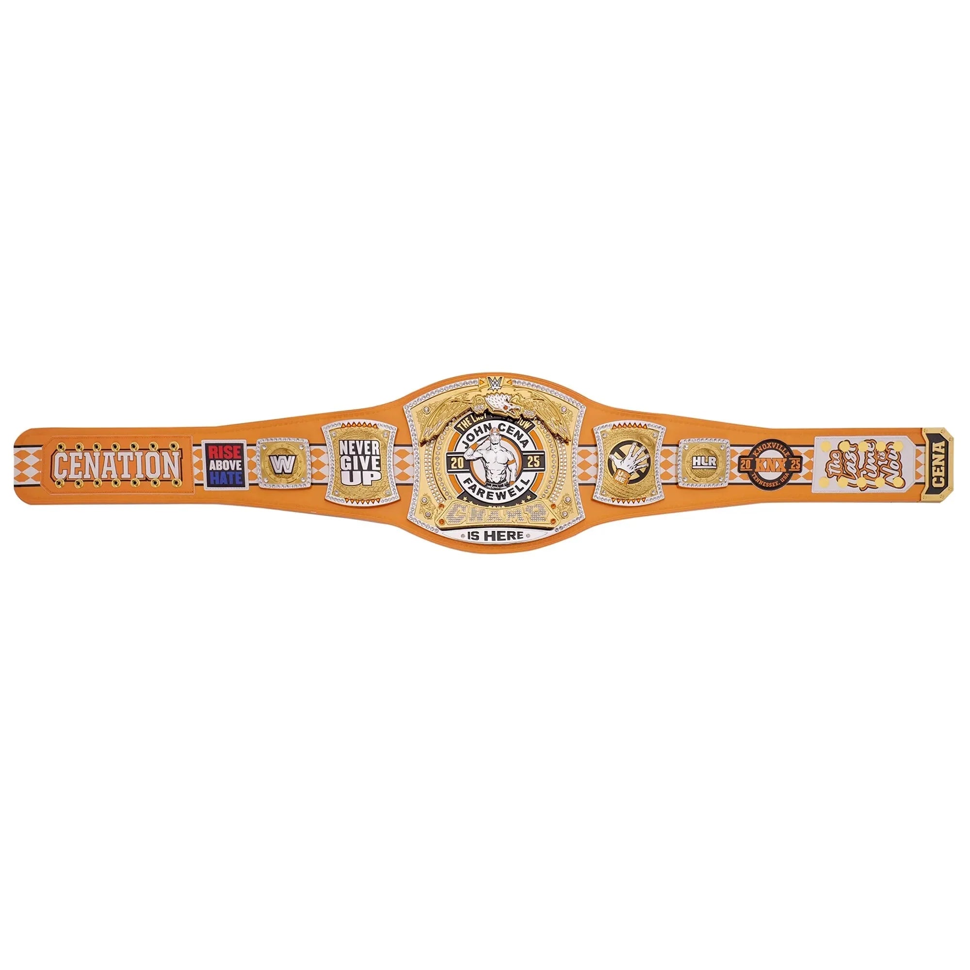 John Cena Farewell Tour 2025 Knoxville Spinner Championship Replica Title Belt (Copy) ChampionshipBeltUS