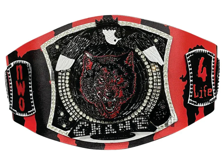 Custom NWO Wolfpack Spinner World Heavyweight Replica Championship Belt ChampionshipBeltUS