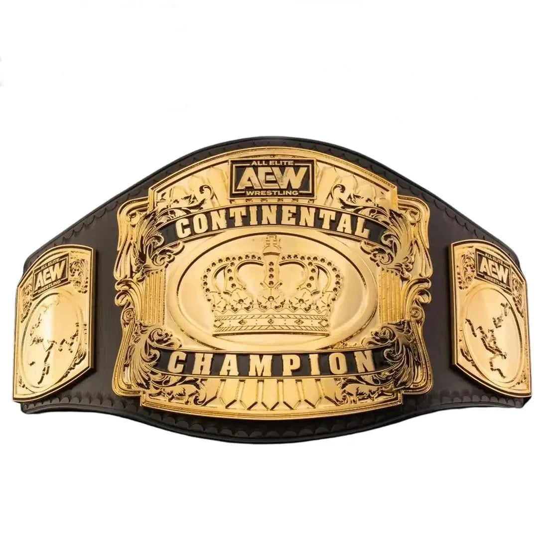AEW Continental Champion Replica Belt – Gold Wrestling Title ChampionshipBeltUS