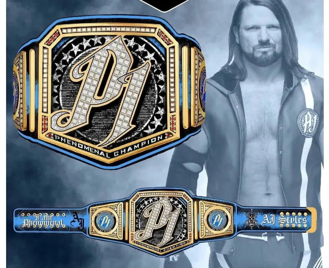 Phenomenal P1 Custom Signature Series Wrestling Championship Belt ChampionshipBeltUS