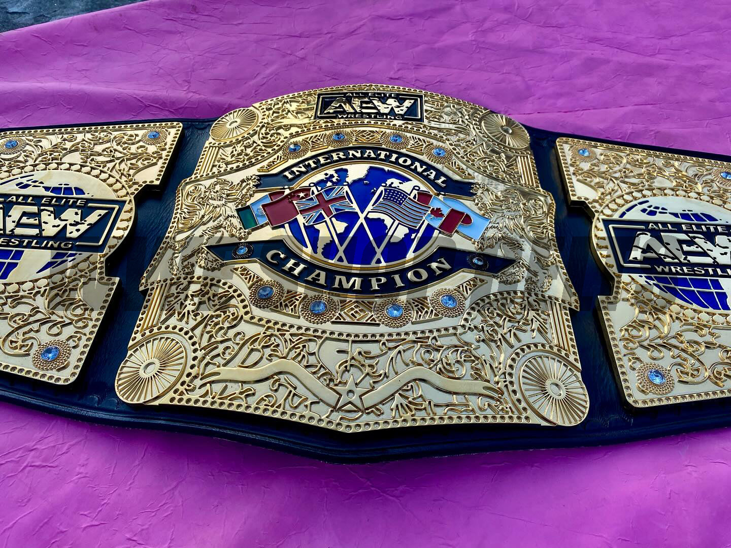 AEW International Championship Belt – Premium CNC Edition