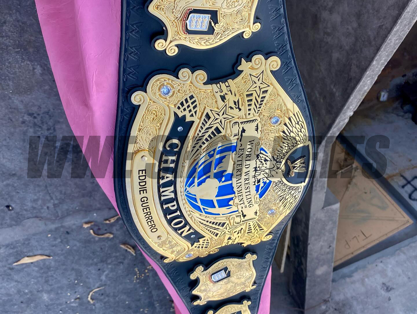 24K GOLD WWE Undisputed Championship Belt – Eddie Guerrero Edition CNC Belt