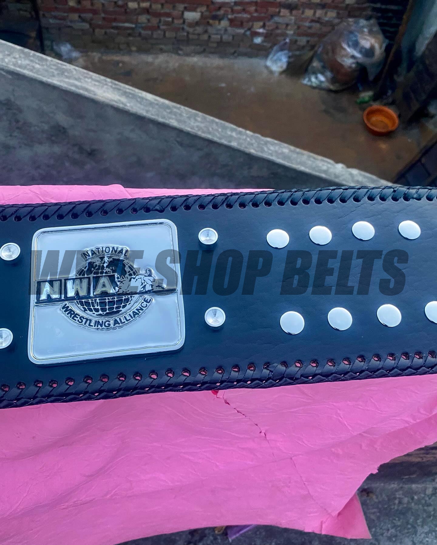 24K Bob Caudle “Voice of Mid-Atlantic Wrestling” Tribute Belt CNC Belt