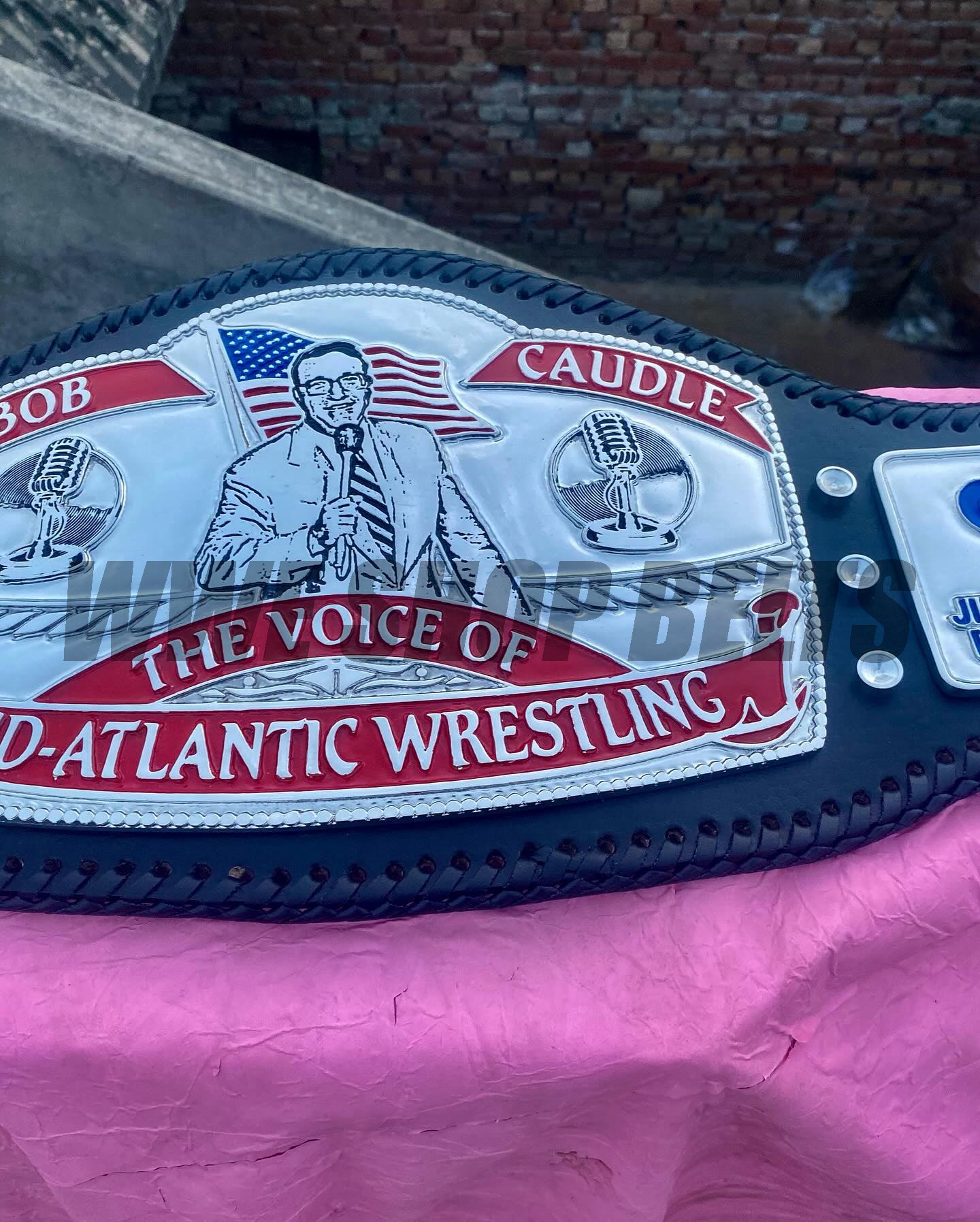 24K Bob Caudle “Voice of Mid-Atlantic Wrestling” Tribute Belt CNC Belt