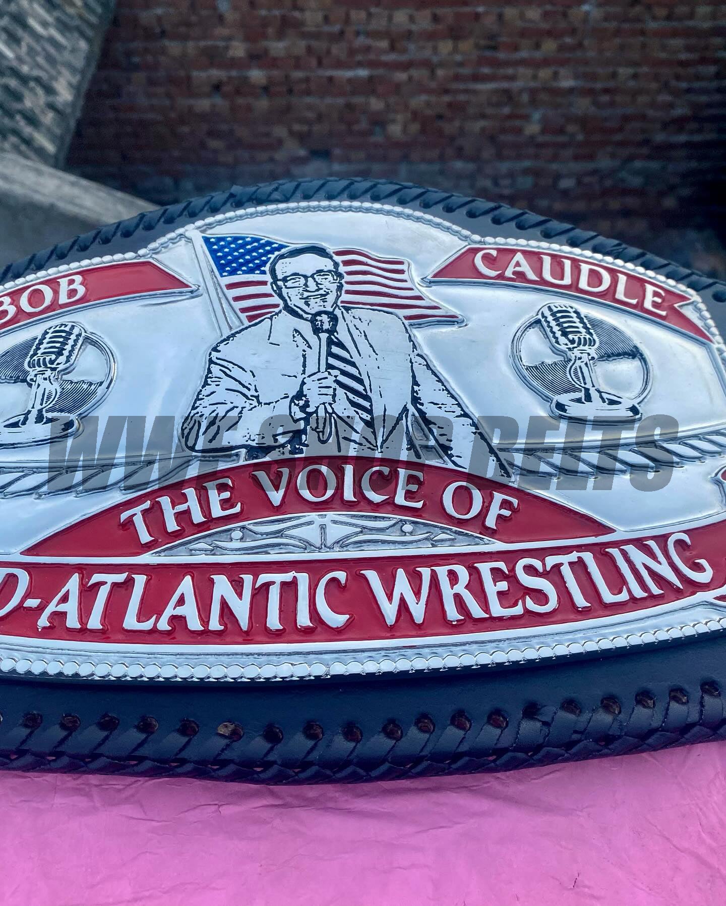 24K Bob Caudle “Voice of Mid-Atlantic Wrestling” Tribute Belt CNC Belt