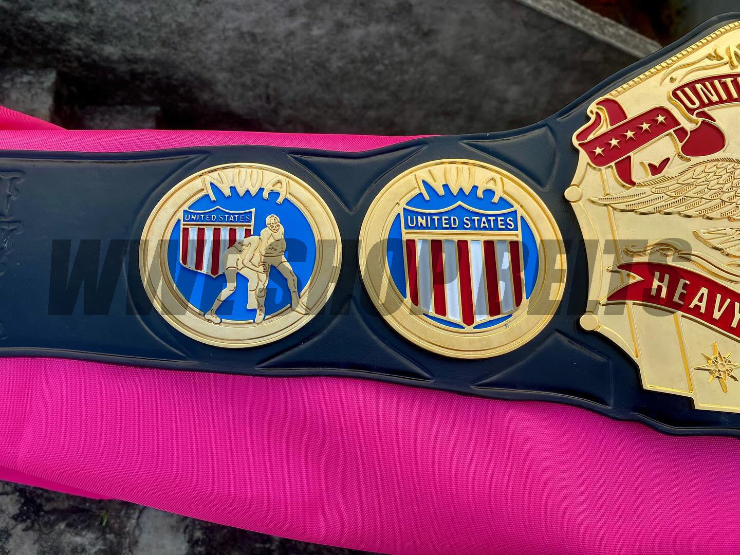 24K CNC United States Heavyweight Wrestling Championship Belt – Premium Replica Title