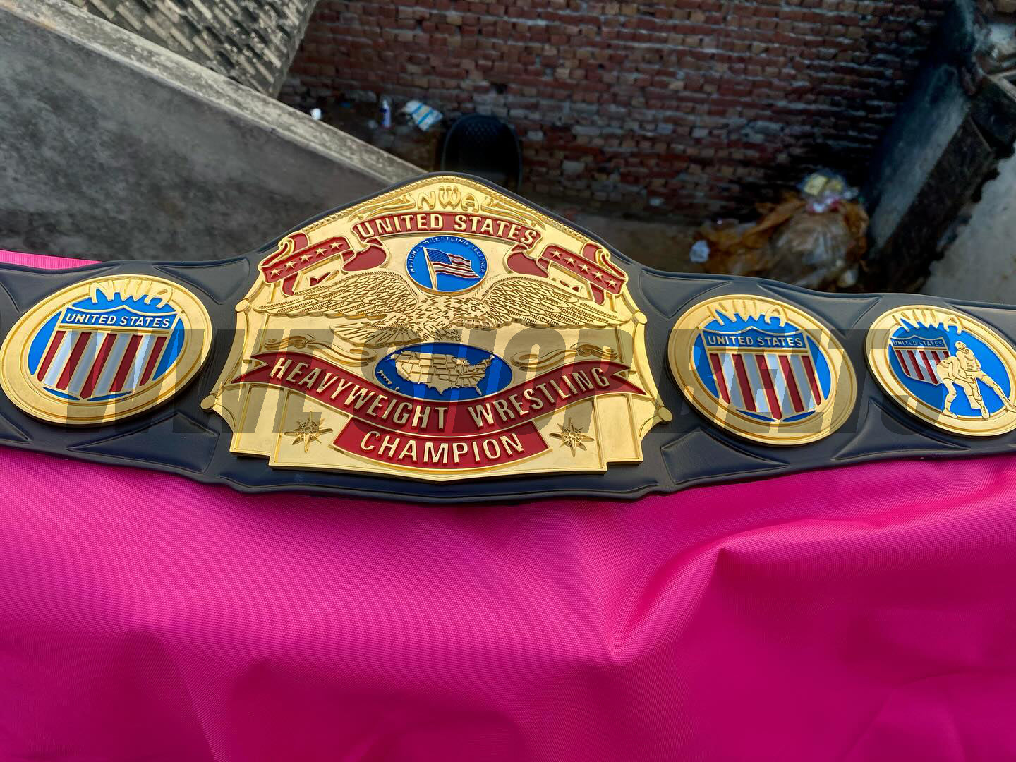 24K CNC United States Heavyweight Wrestling Championship Belt – Premium Replica Title