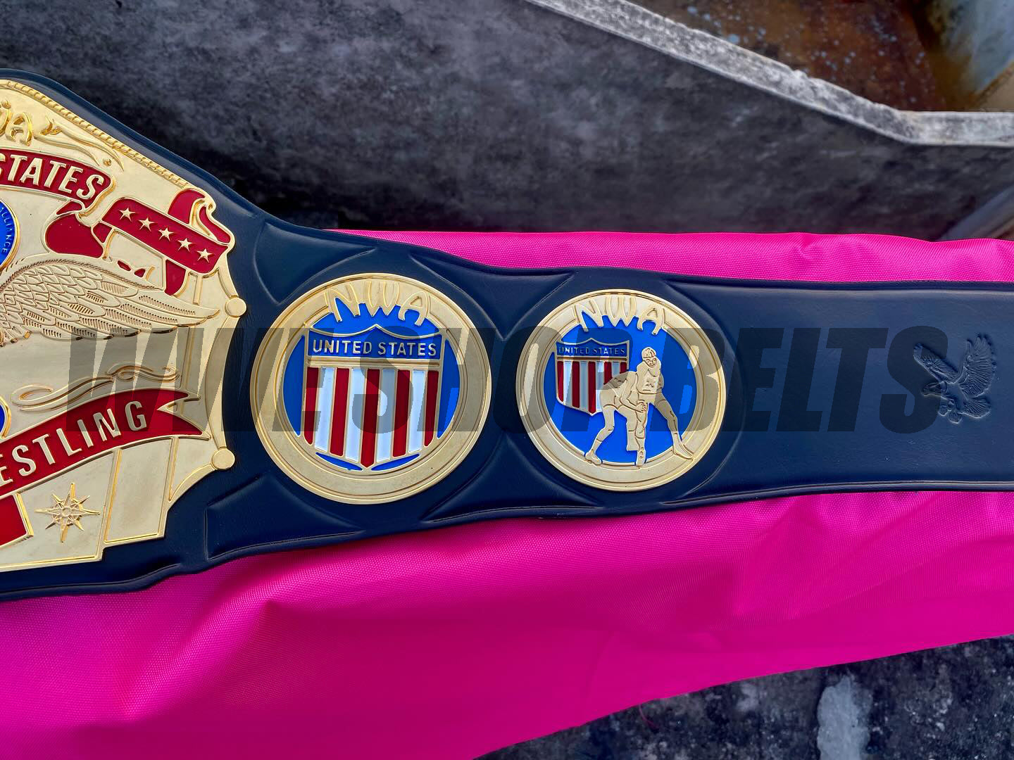 24K CNC United States Heavyweight Wrestling Championship Belt – Premium Replica Title