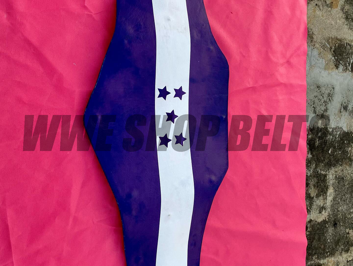 24K GOLD CNC WWE Undisputed Championship Belt – Blue Universal Title Replica (Adult Size)