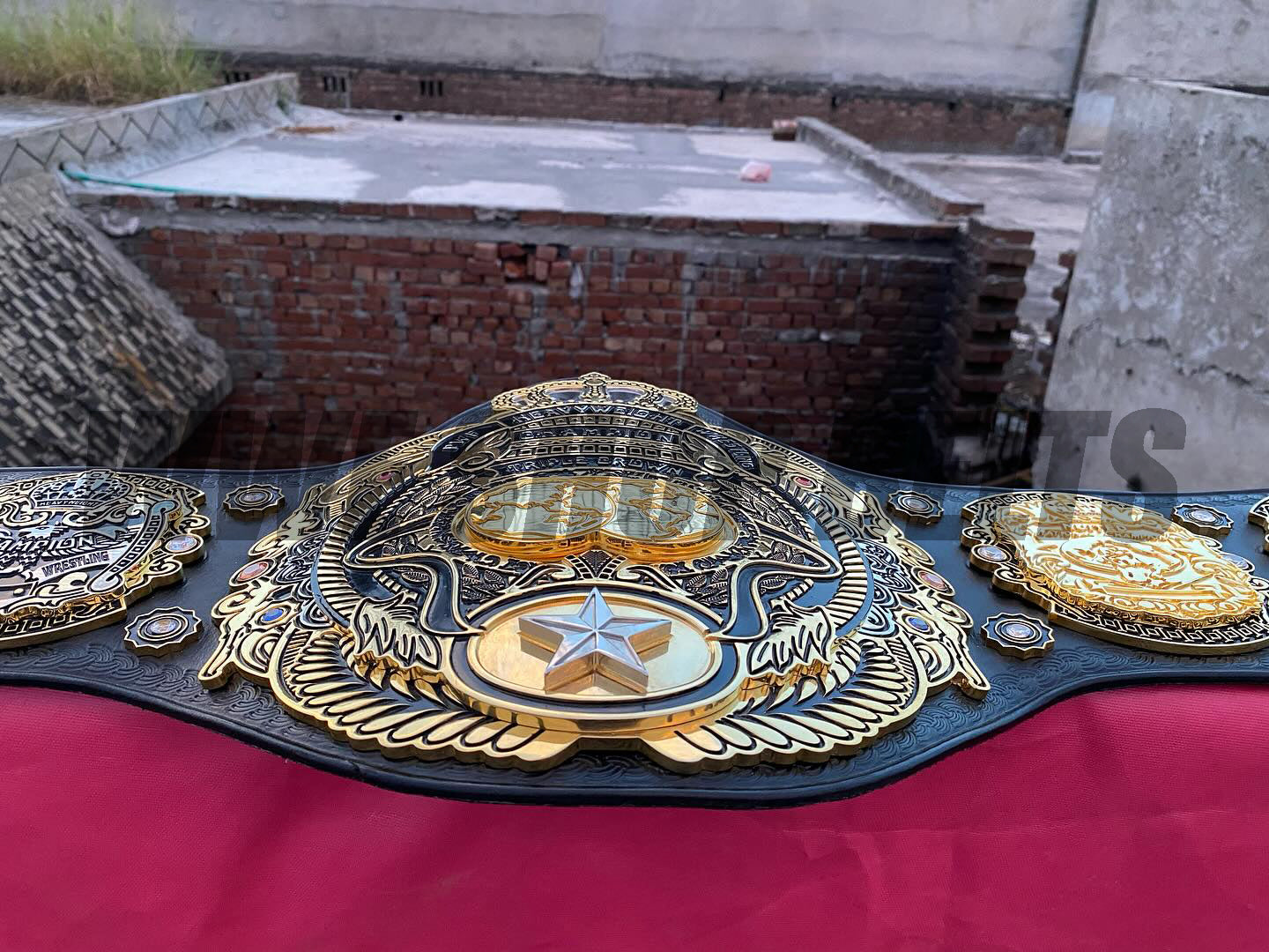 24K GOLD Tripple Crown World Heavyweight Premium CNC Championship Belt