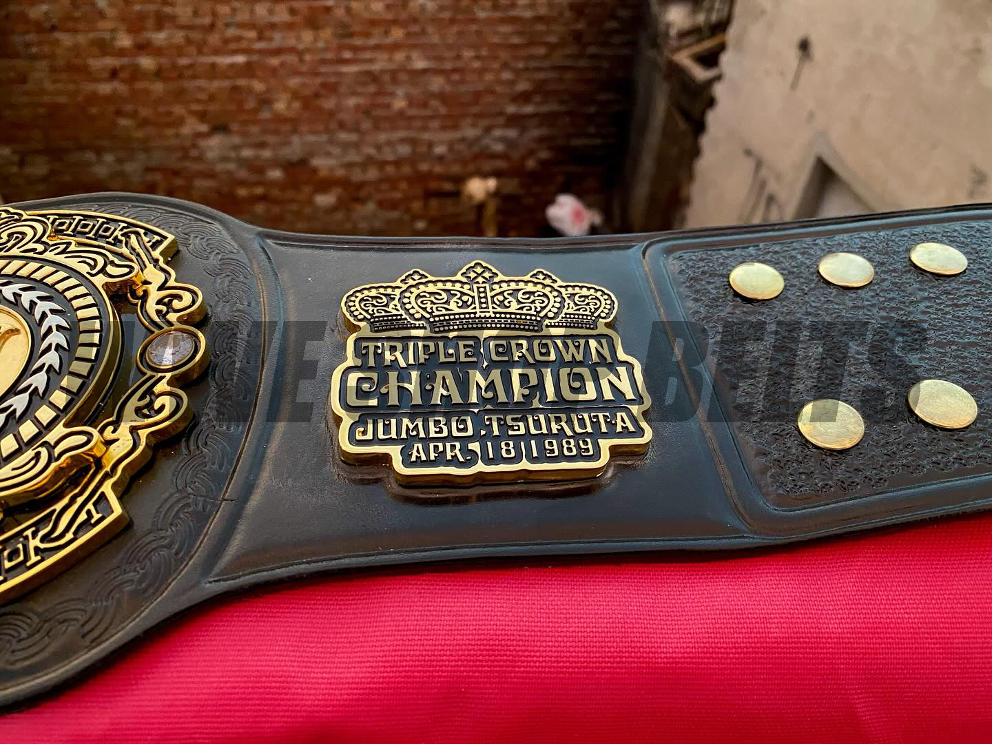 24K GOLD Tripple Crown World Heavyweight Premium CNC Championship Belt