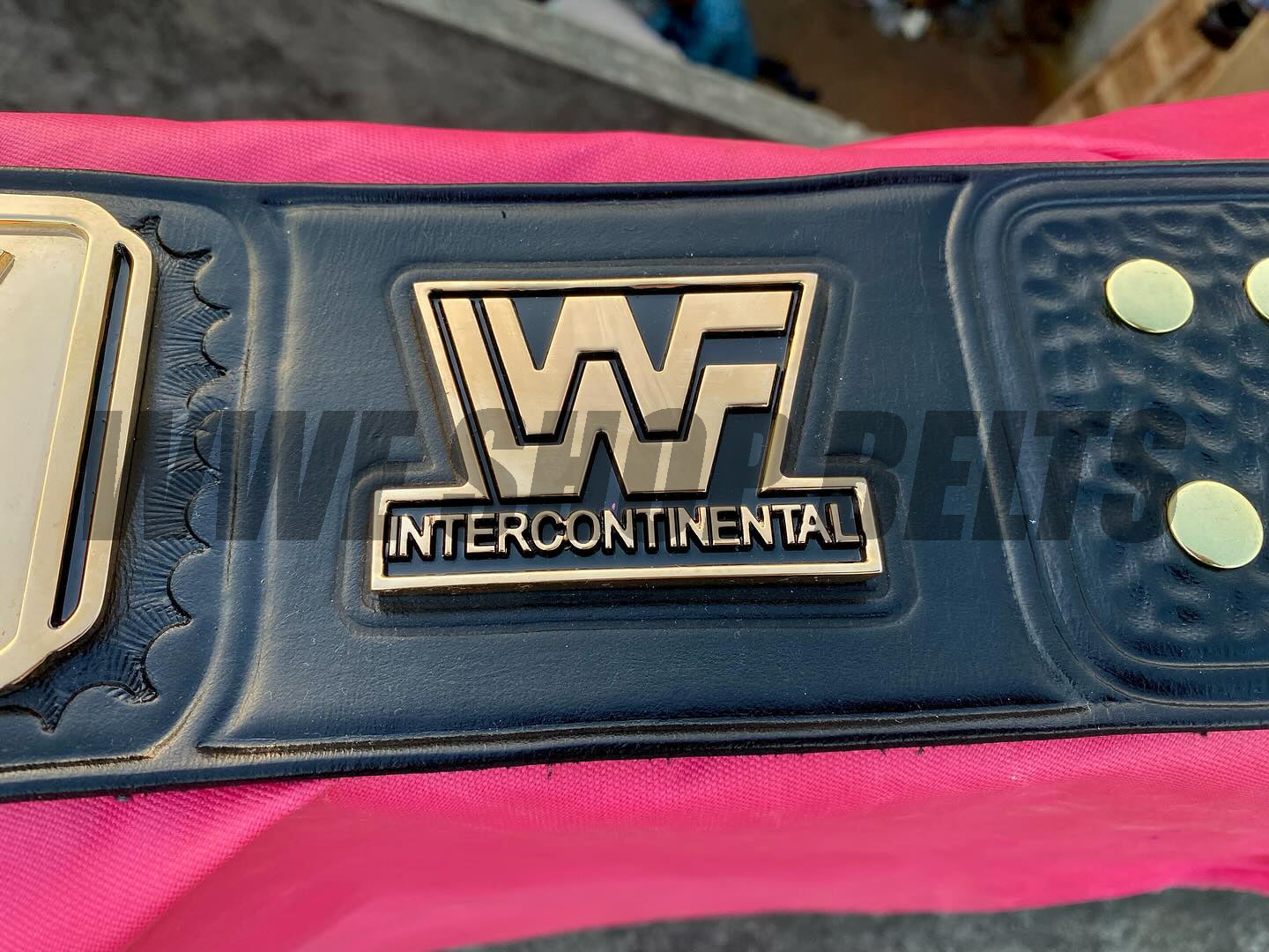 The 24K GOLD WWF Intercontinental World Premium CNC Championship Belt Replica