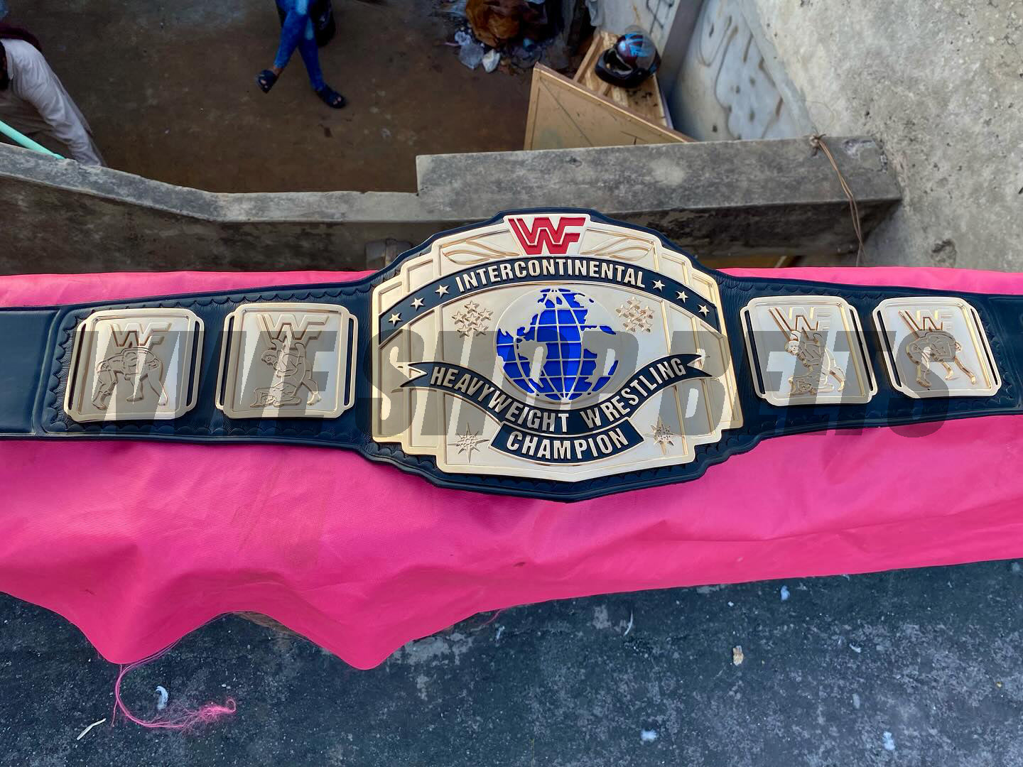 The 24K GOLD WWF Intercontinental World Premium CNC Championship Belt Replica