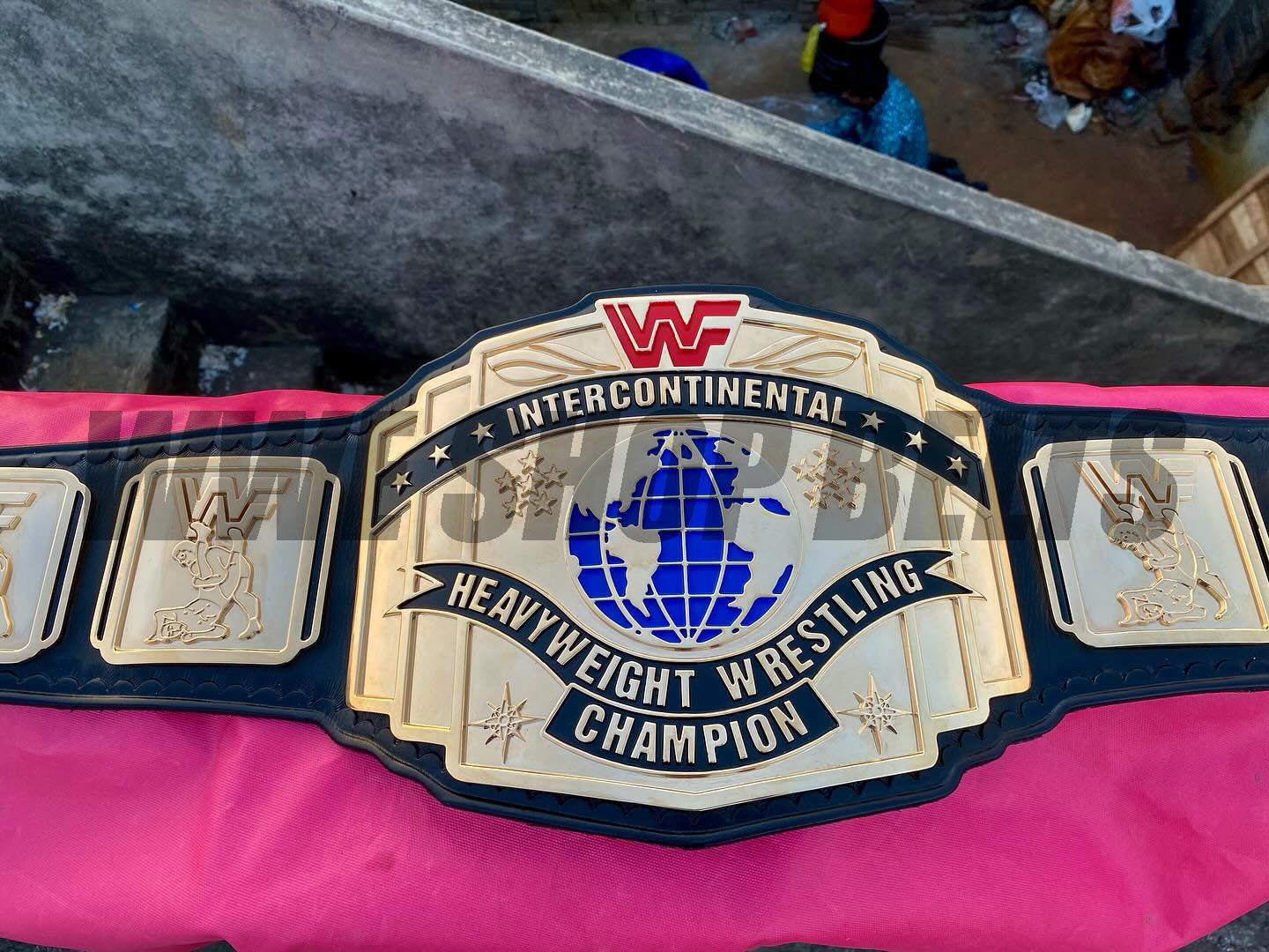 The 24K GOLD WWF Intercontinental World Premium CNC Championship Belt Replica