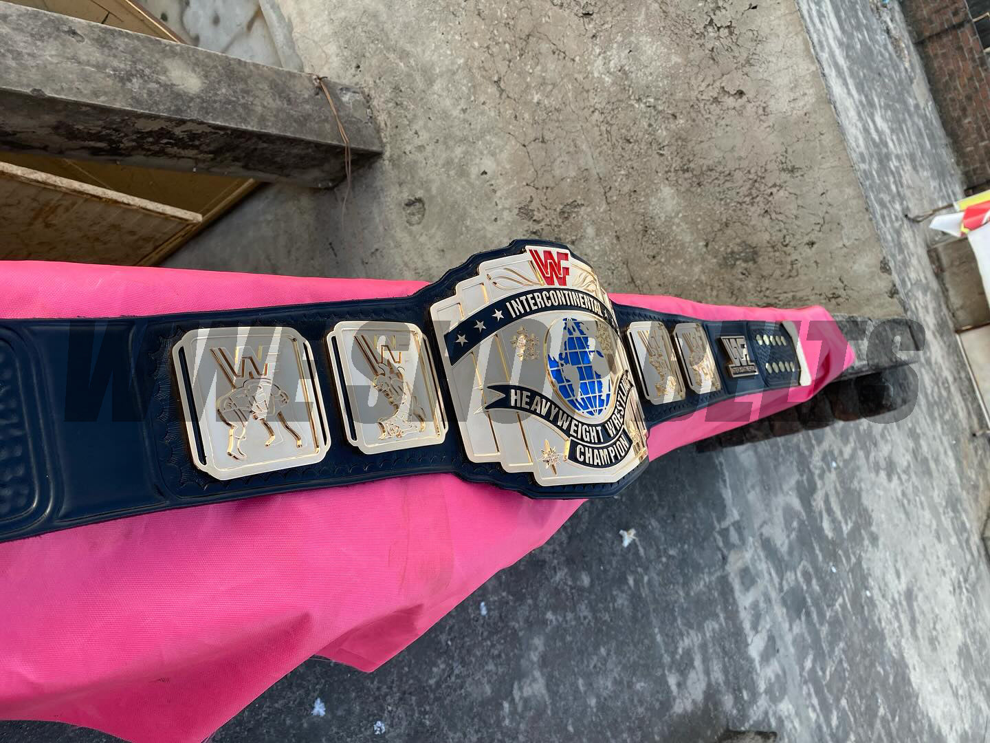 The 24K GOLD WWF Intercontinental World Premium CNC Championship Belt Replica