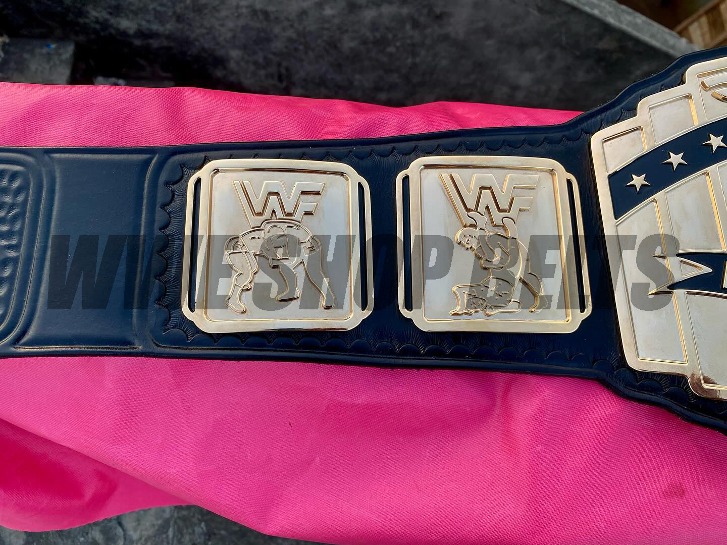 The 24K GOLD WWF Intercontinental World Premium CNC Championship Belt Replica