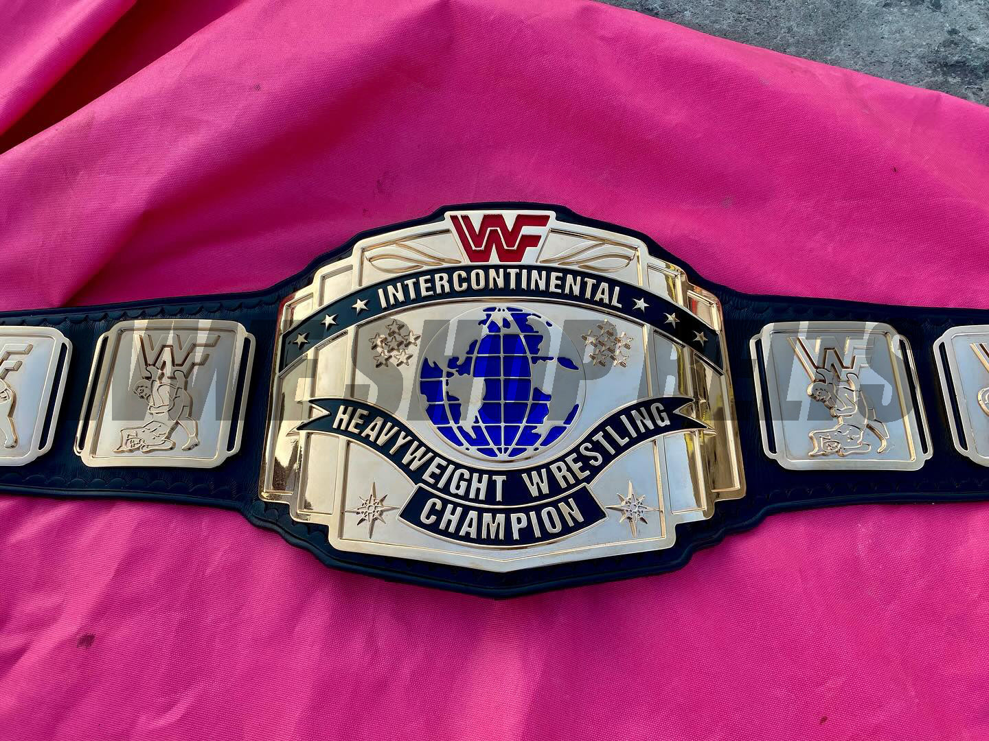 The 24K GOLD WWF Intercontinental World Premium CNC Championship Belt Replica