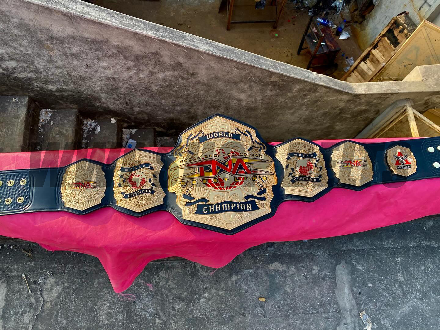 The 24K GOLD TNA World Champion Premium CNC Championship Belt Replica