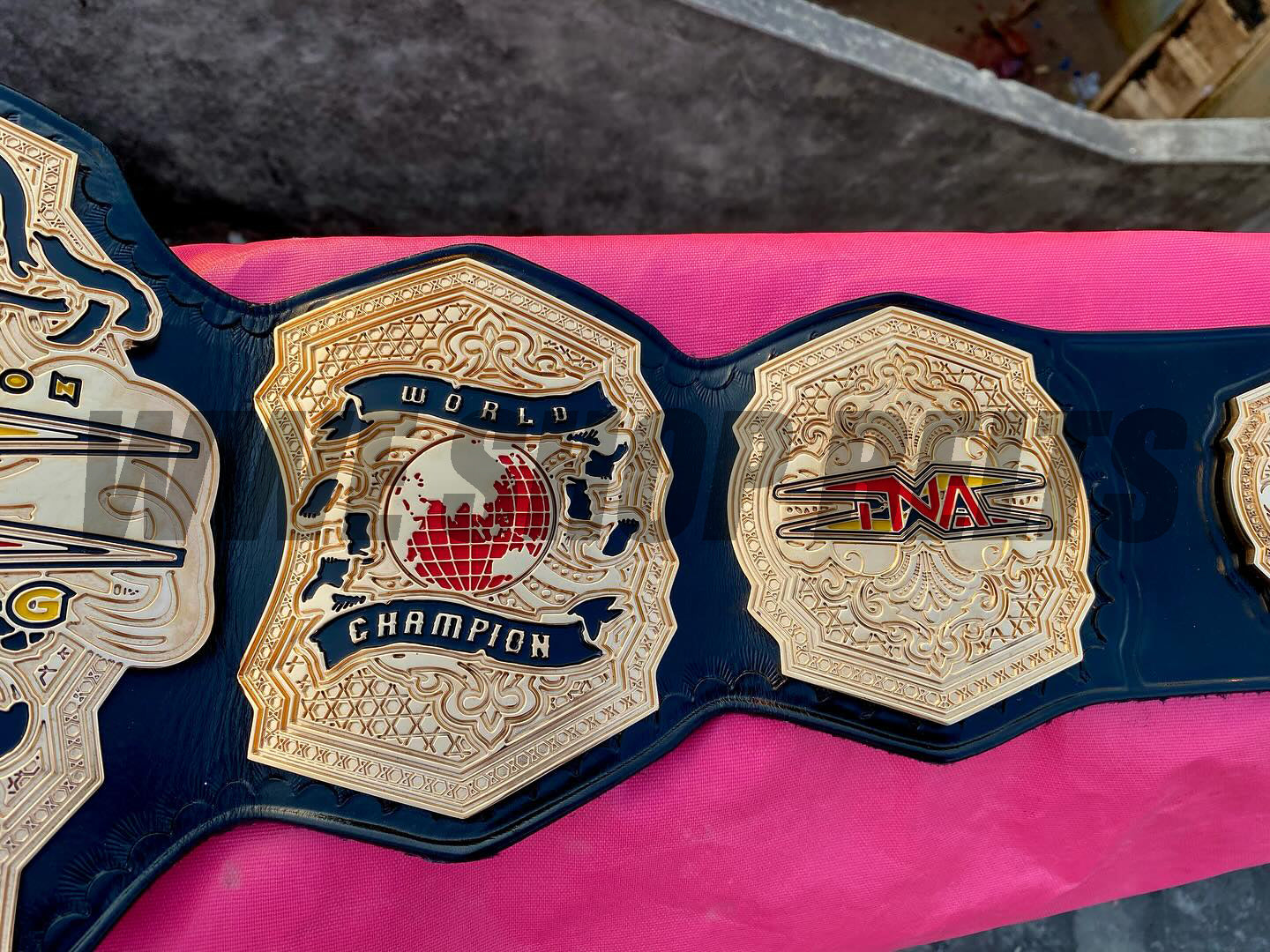 The 24K GOLD TNA World Champion Premium CNC Championship Belt Replica