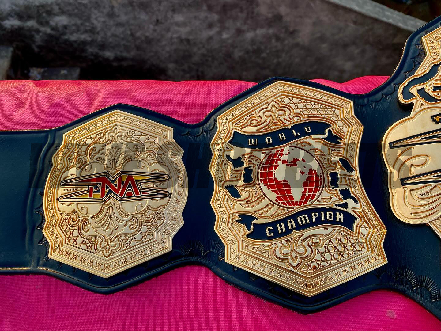 The 24K GOLD TNA World Champion Premium CNC Championship Belt Replica