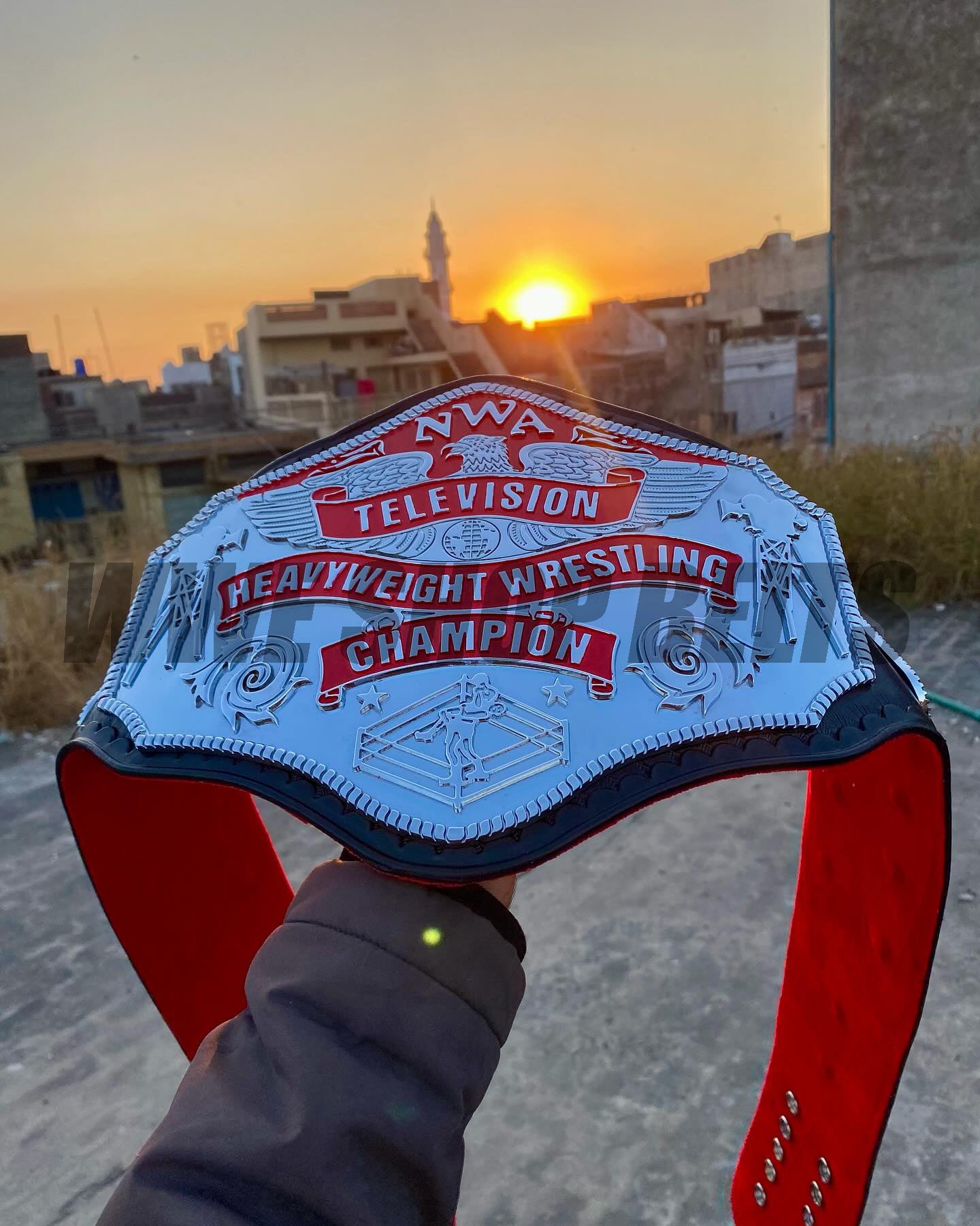 The 24K CNC NWA Television Premium CNC Championship Belt Replica