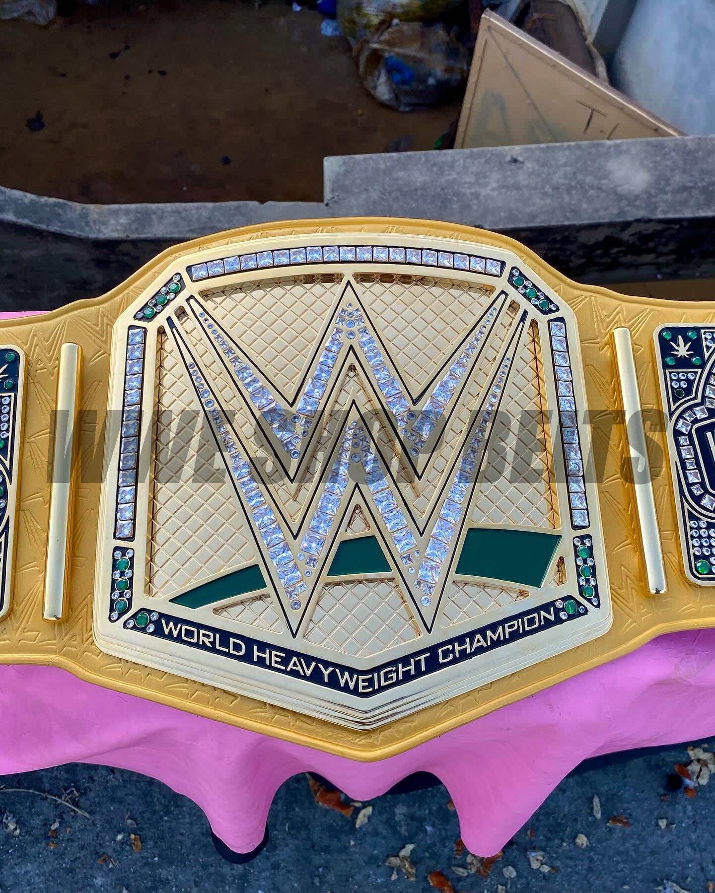 The 24K GOLD Wrestle Mania Premium CNC Championship Belt Replica