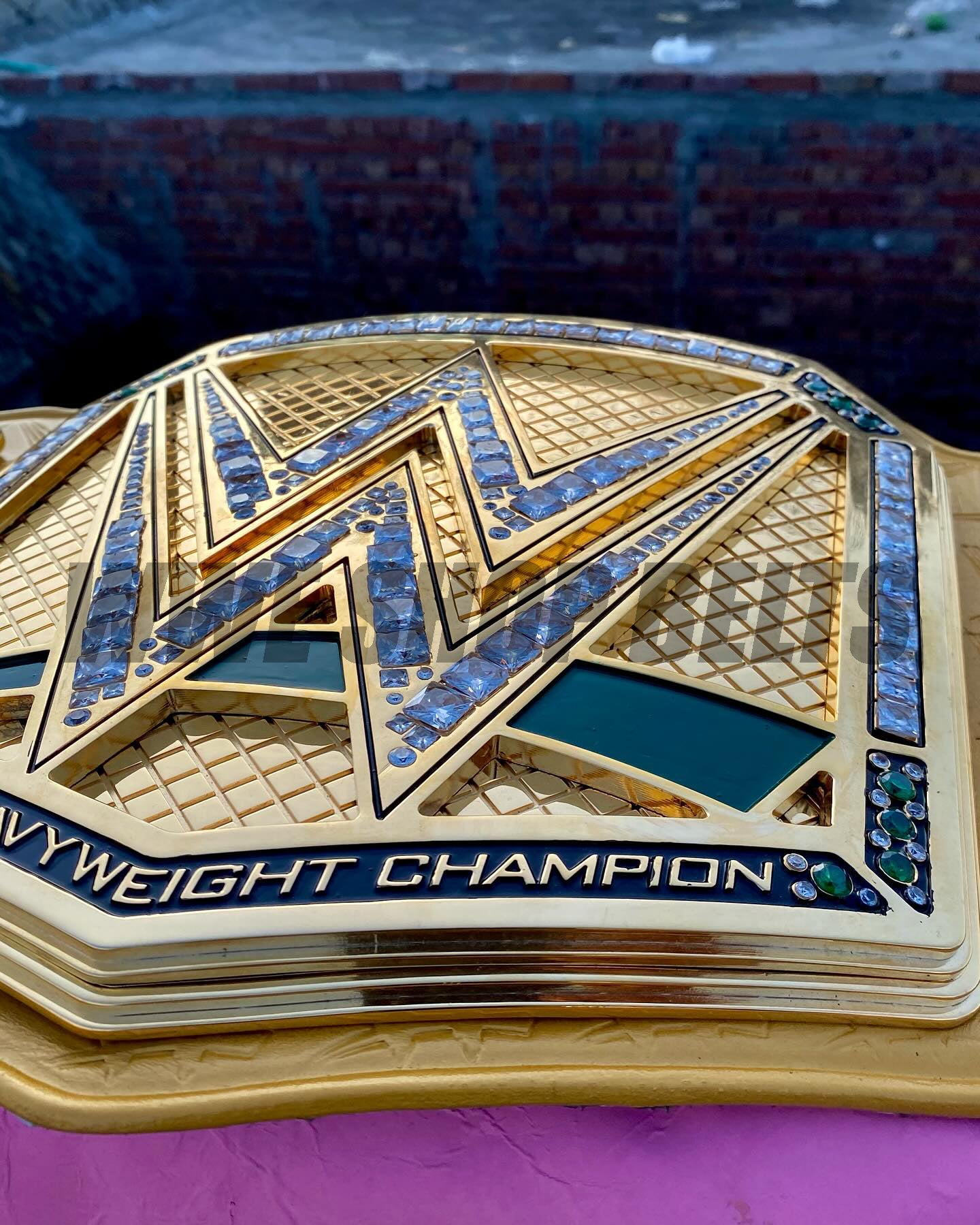The 24K GOLD Wrestle Mania Premium CNC Championship Belt Replica
