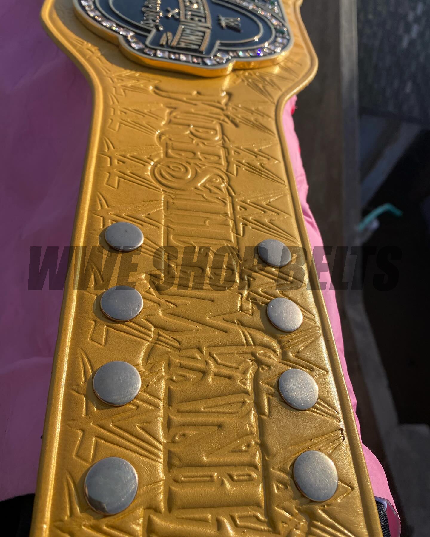 The 24K GOLD Wrestle Mania Premium CNC Championship Belt Replica