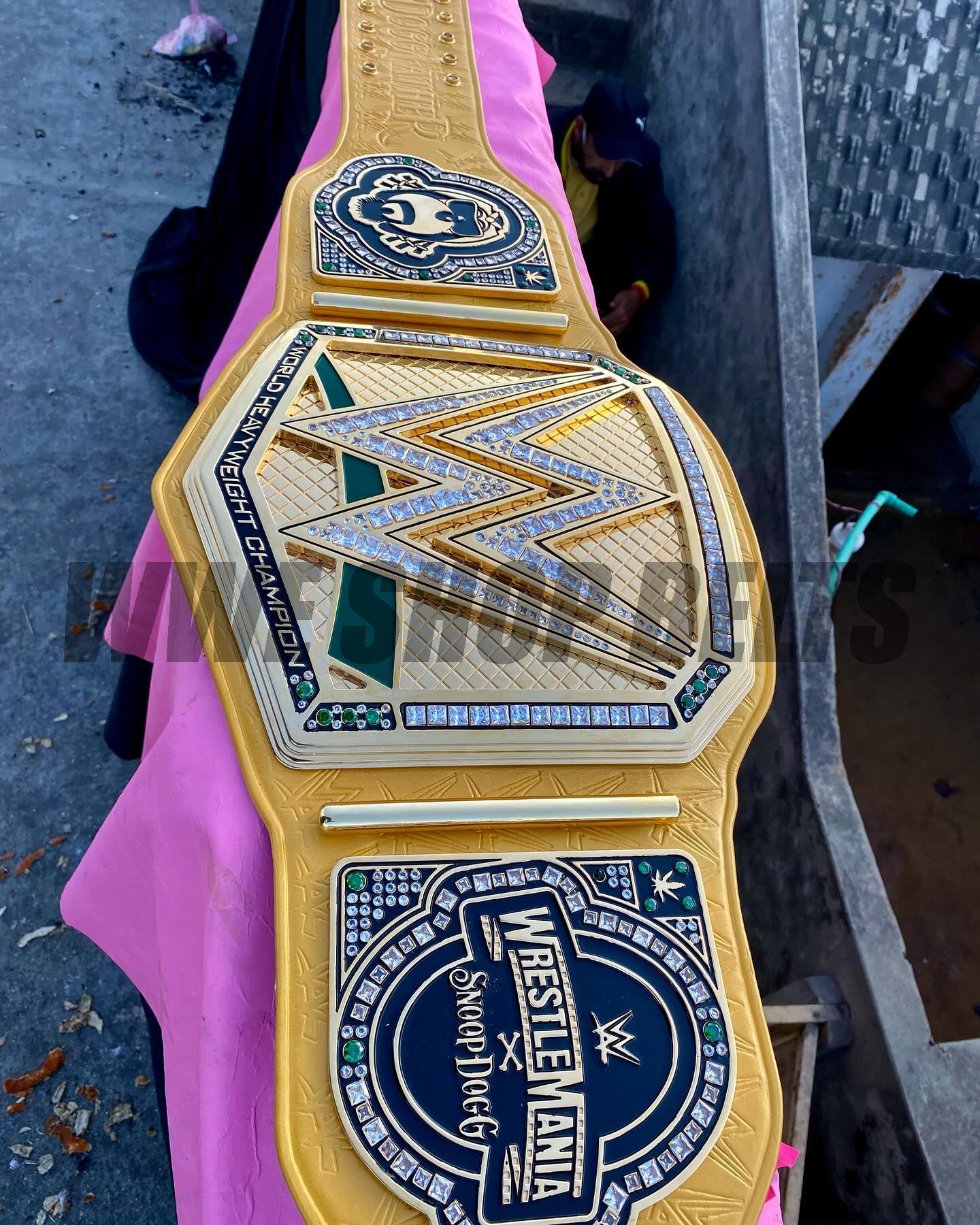 The 24K GOLD Wrestle Mania Premium CNC Championship Belt Replica