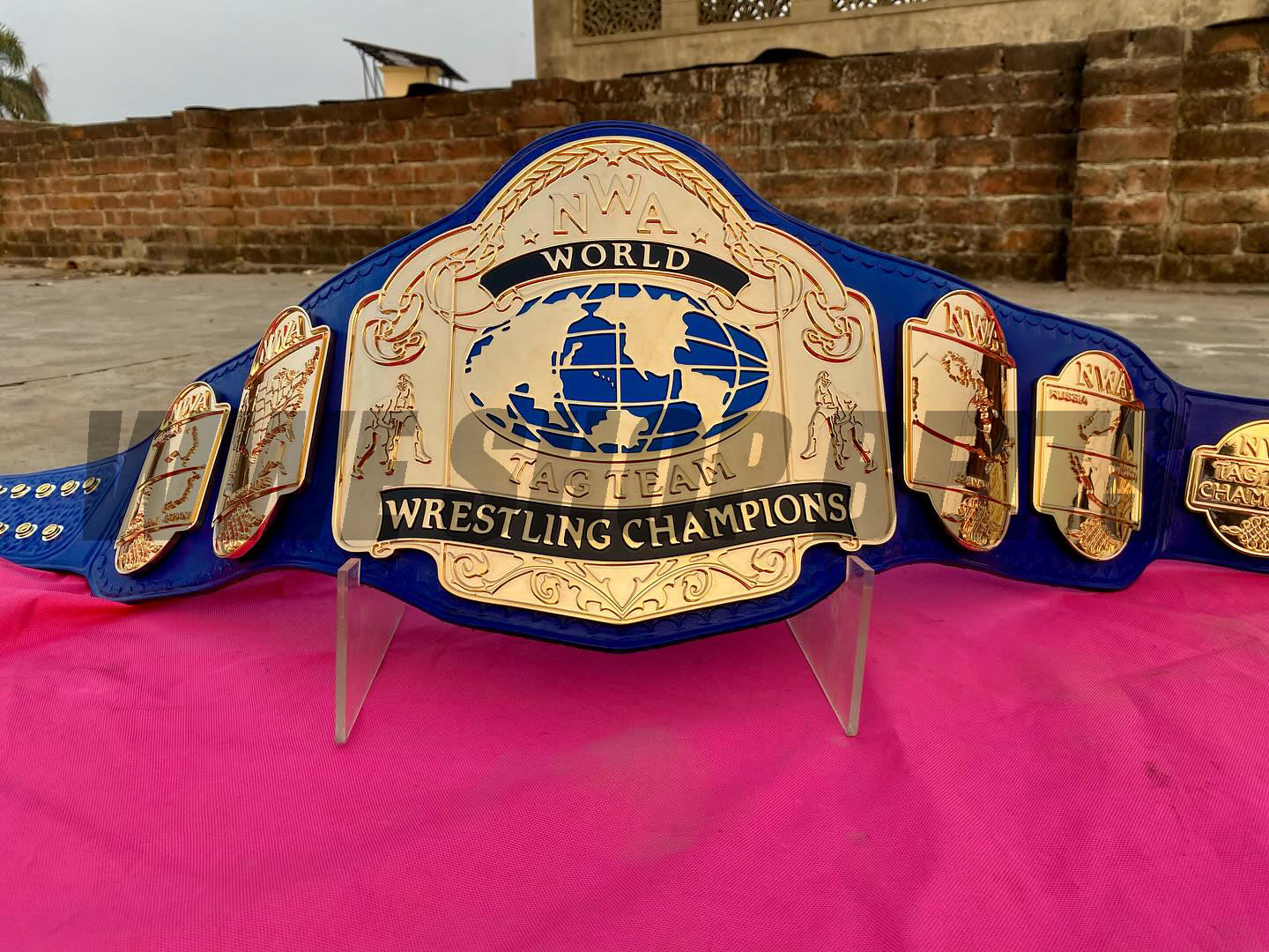 The 24K CNC NWA World Tag Team Heavyweight Premium CNC Championship Belt Replica