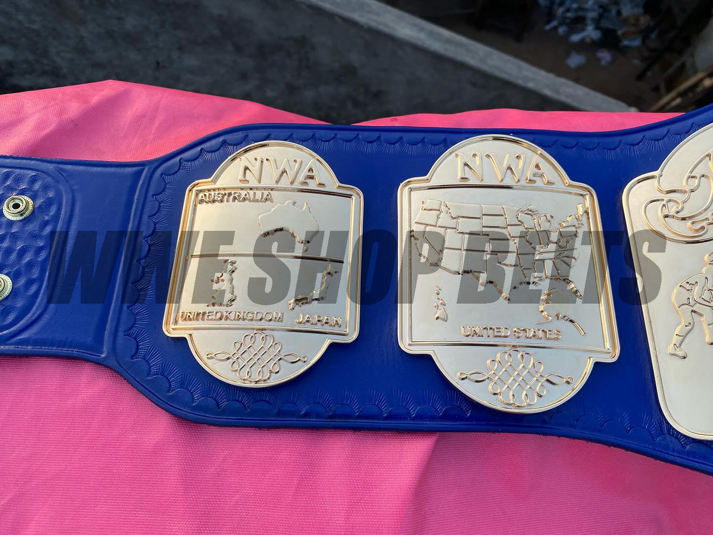 The 24K CNC NWA World Tag Team Heavyweight Premium CNC Championship Belt Replica